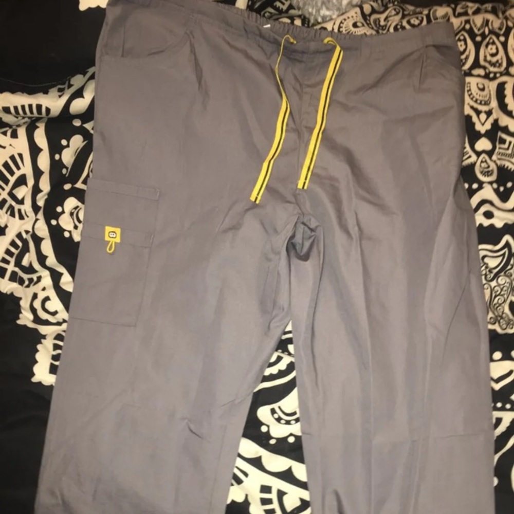 Grey XL medical Scrub Pants